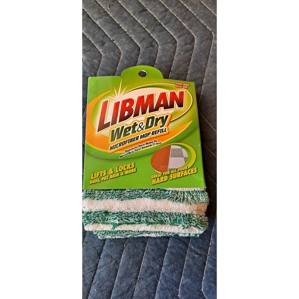 Libman Wet & Dry Microfiber Mop Refill